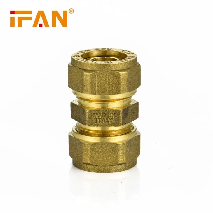 IFAN PEX Brass Color Socket Compression Fitting